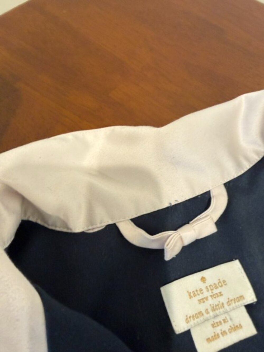 Kate Spade New York Blue White Polka Dot Pajama Set Size XL. - Picture 13 of 16